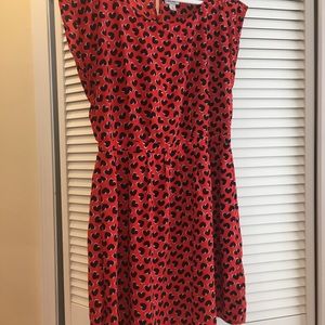 Old Navy Red and Blue Heart Sleeveless Dress